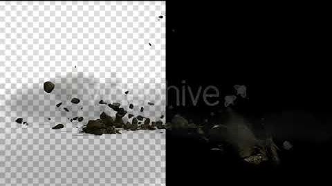 Boulders Falling 2 | Motion Graphics - Envato elements