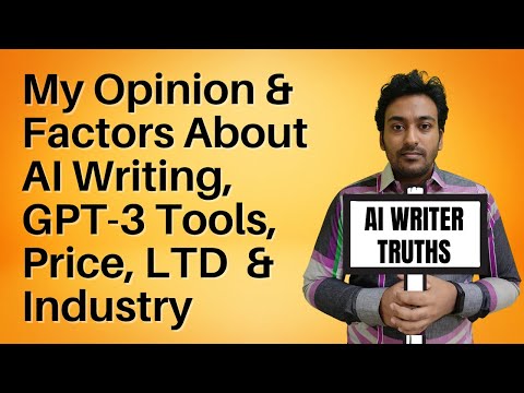 AI Article Writers - Truths & My Opinion About AI Writing & GPT-3 Tools