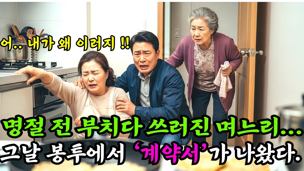 명절 전날 쓰러졌는데 큰아들은 “119 불러”… 옆집 할머니가 본 진실