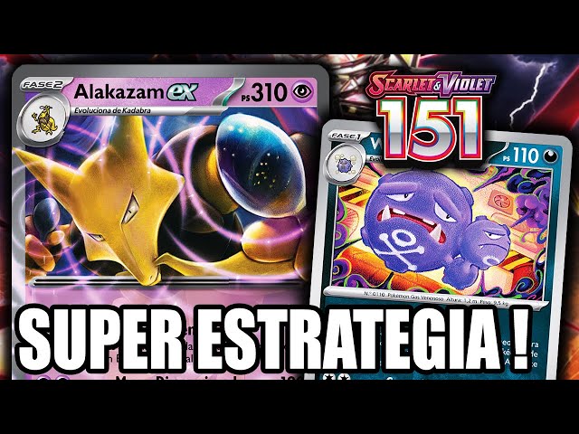 Esta NUEVA estrategia de ALAKAZAM ex & WEEZING es INCREIBLE ! - [ 151 ][  POKEMON TCG LIVE ] 