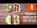 4 recetas para hacer con pan tostado