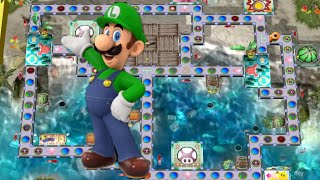 Mario Party 4 (GC) Koopas Seaside Soiree | Story Mode | Luigi | Hard