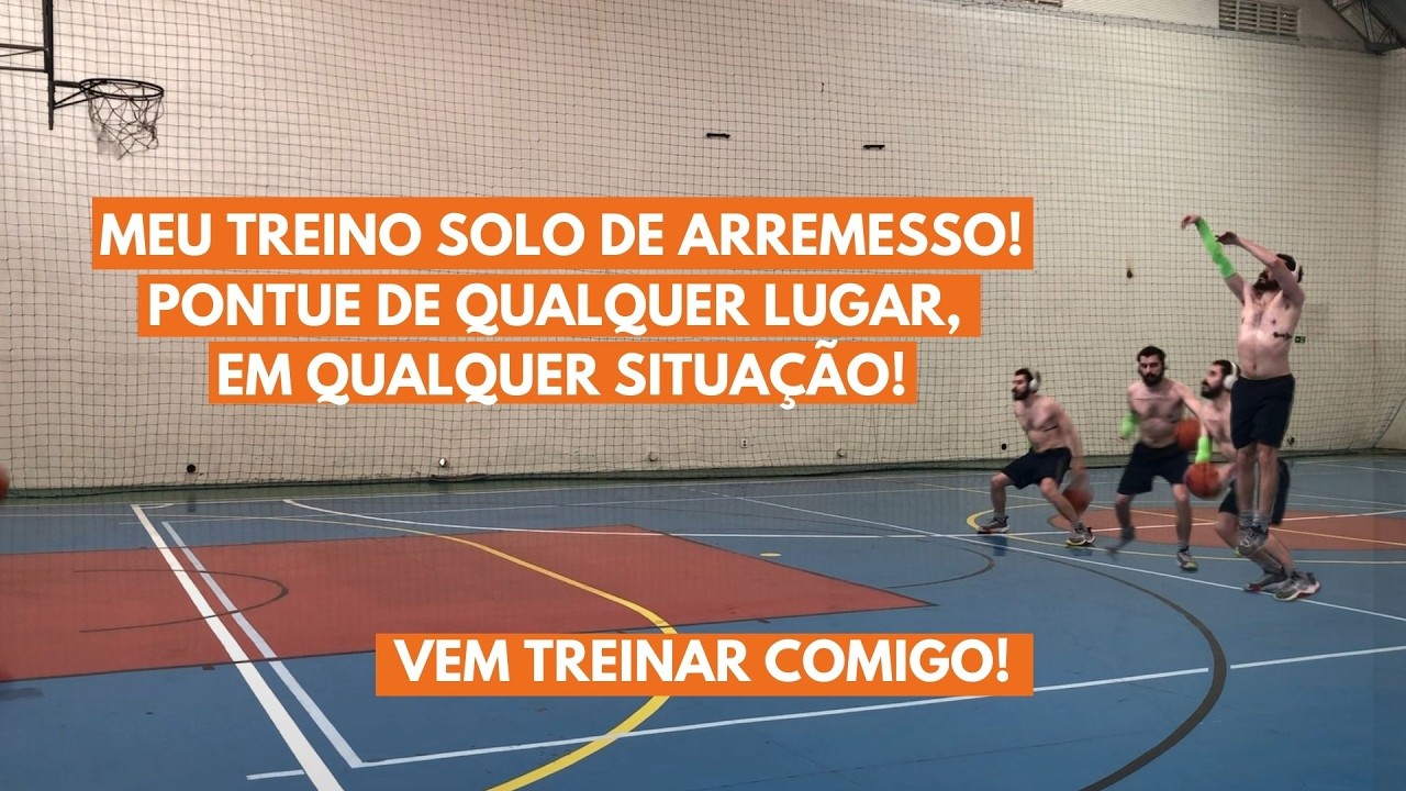 MEU TREINO DE ARREMESSO SOLO, SEJA UMA AMEAÇA EM QUALQUER SITUAÇÃO!