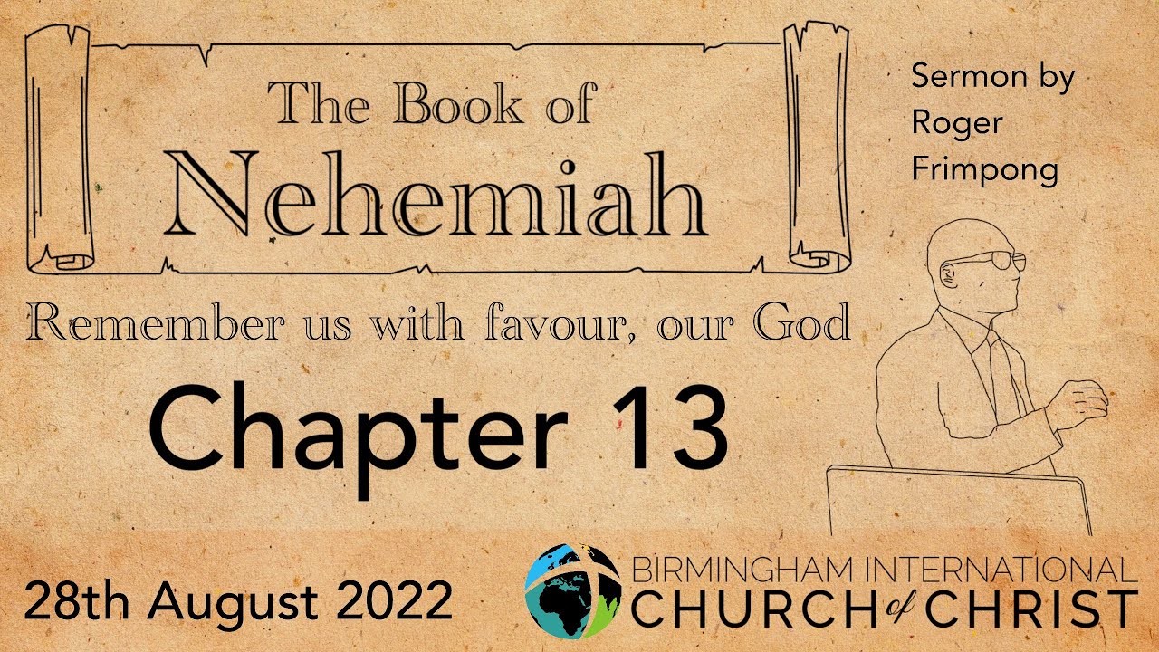 The Book Of Nehemiah Chapter 13 Sunday Worship Service YouTube the-book-of-nehemiah-chapter-13-youtube