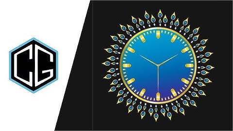 Wall Clock Create in Corel DRAW X7
