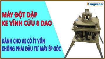 Đột dập ke vĩnh cửu 8 dao || Đột dập ke vĩnh cửu nhôm xingfa mới nhất 2021