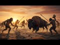 "3 Million Years Ago: The First Human Hunt | Realistic Prehistoric Battle Scene"