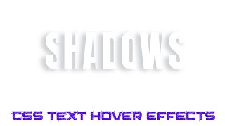 Css Text Hover Effects | Css Hover Effects 2020