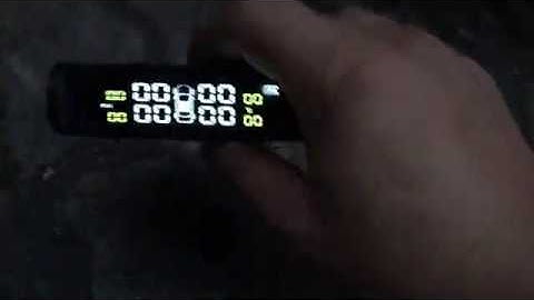 Tutorial  pairing Sensor TPMS ke display