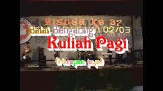 kocak band lagu kuliah pagi - BALAI Bengaong (harapan jaya) Wisuda ke 37 SMUDA ngawi 2003