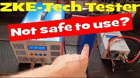 The ZKE-Tech Battery Tester damages your battery? I make the safety check!