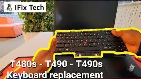 Lenovo Thinkpad T480s - T490 - T490s - L490 Laptop  Keyboard replacement