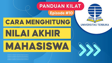 TUTORIAL KILAT CARA  HITUNG NILAI AKHIR MAHASISWA UNIVERSITAS TERBUKA UT: NILAI UJIAN TUTORIAL IPK