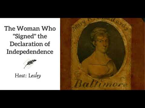 Ep 195 The Woman Who "Signed" the Declaration of Independence