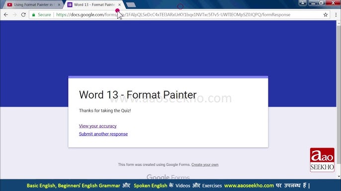 MS Word Tutorial 2016 2013 2010 2007 In Hindi YouTube