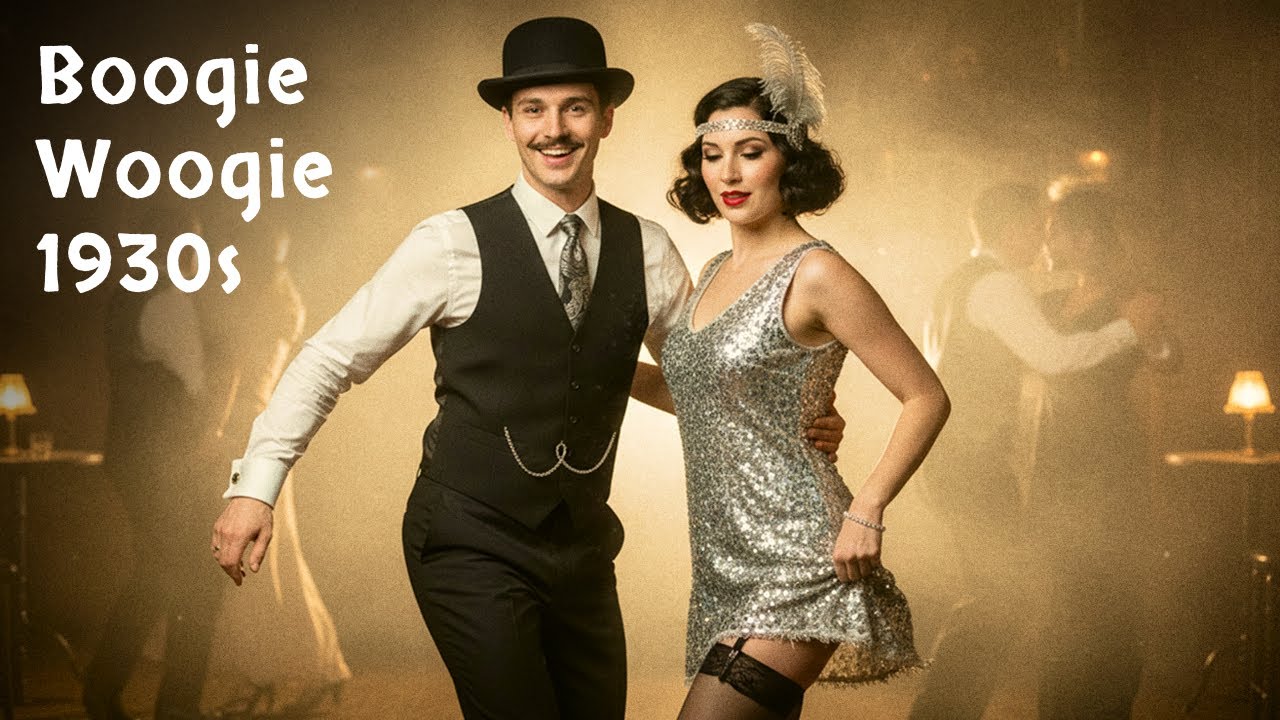 Boogie-Woogie Swing | 1930s Piano & Harmonica Music for Lively Dance Floors