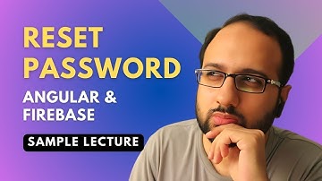 How to add reset password functionality with Angular and Firebase