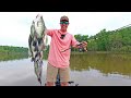Fishing a secluded lake that has slab crappie