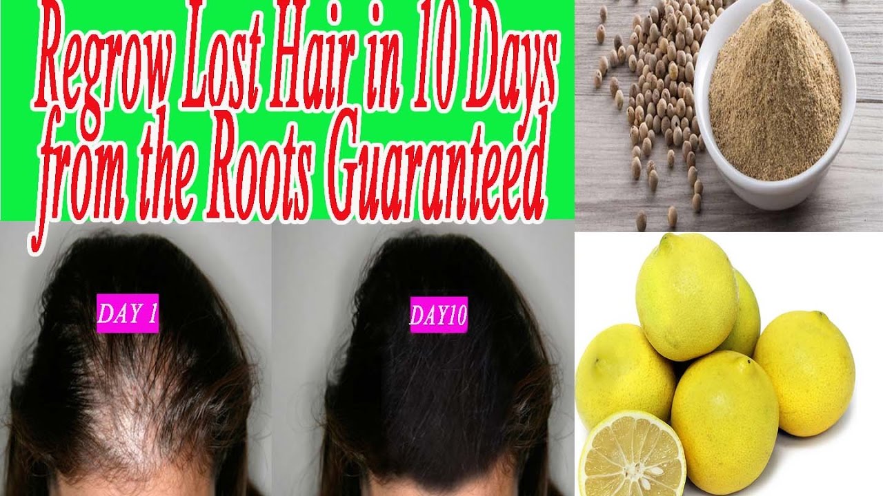 Grow Long hair fast in 20 days with Lemon Seeds and Peppercorns No hair loss  and fast hair growth - YouTube