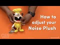 How to adjust your noise plush
