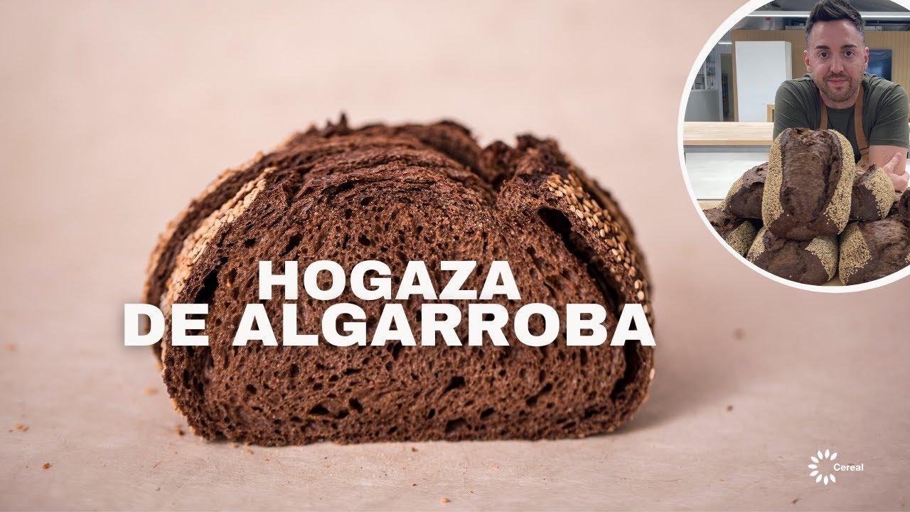 Cómo hacer un pan de ALGARROBA | Recetas de pan 👨🏻‍🍳