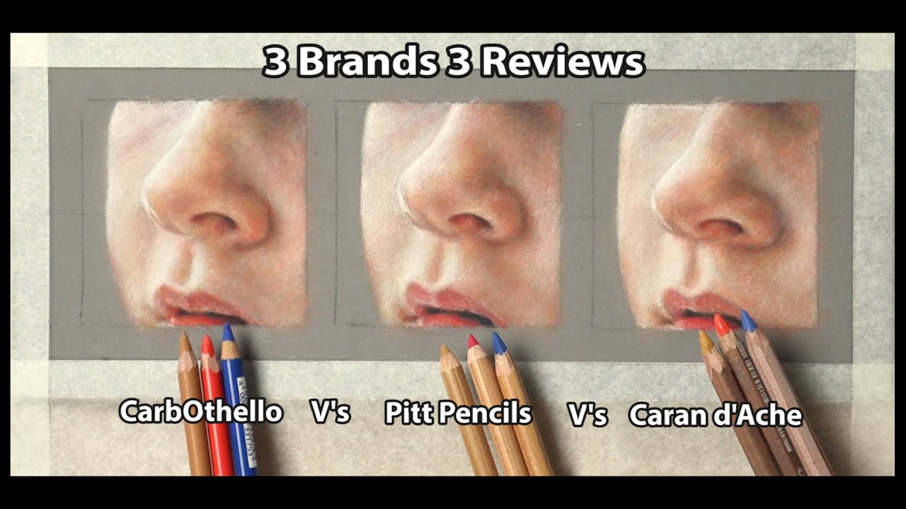 Pastel Pencil Study... Learn my skin tone technique | 3 different Brands 3 Reviews. Narrated Tips