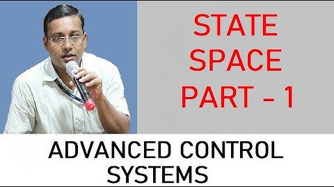 2. State Space Part - 1