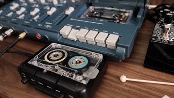 Ambient tape loop music on a Tascam 414 mkII