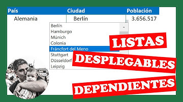 Cómo crear LISTAS DESPLEGABLES DEPENDIENTES en Excel - Curso de Excel Avanzado