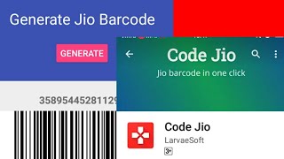 New App For jio Barcode Generate | Code jio App ## screenshot 2