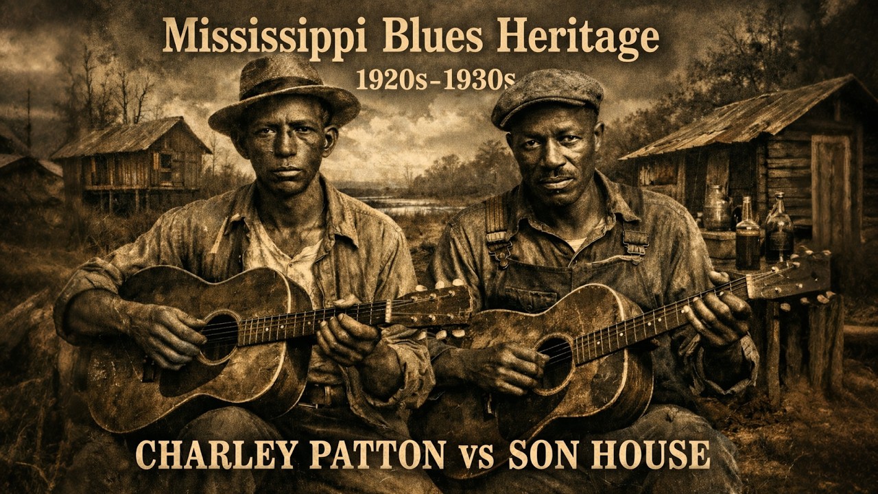Charley Patton & Son House | Deep Mississippi Delta Blues – Raw Acoustic Blues Classics