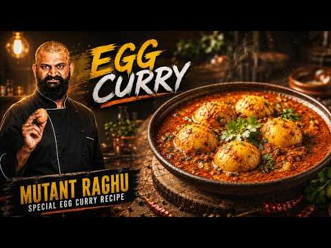 ಮೊಟ್ಟೆ ಮಸಾಲ | Restaurant Style Egg Curry Recipe | Mutant Raghu's Special Egg msala | Motte Masala|