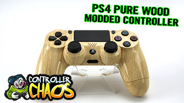 PS4 Pure Wood - Custom Controller - Controller Chaos