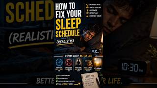 “Why Your Sleep Schedule Is Ruined (And Fix It)”#shorts #fyp