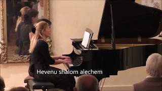 Vignette de la vidéo "Hevenu shalom alechem alejchem  Klavierduo Stuttgart piano four hands שלום עליכם"