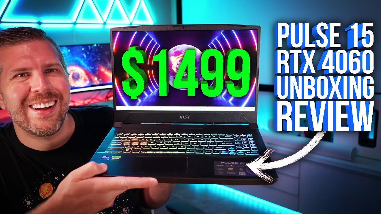 video MSI Pulse 15 (2023)