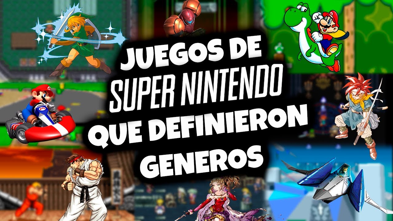 Juegos de SUPER NINTENDO que DEFINIERON GÉNEROS