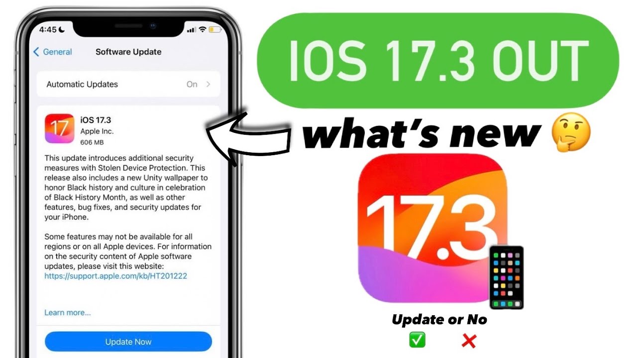 iOS 17.3 Out | What's New 🔥| Should You Update | ios17.3 Update ✅🤔