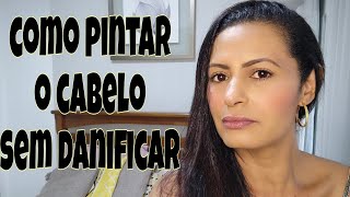 COMO PINTAR O CABELO SEM DANIFICAR #50mais#menopausa#cabbage #cabelopreto