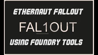 Ethernaut 02: Fallout | Using foundry tools