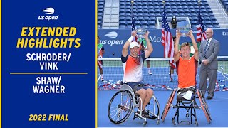 Schroder/Vink vs. Shaw/Wagner Extended Highlights | 2022 US Open Final