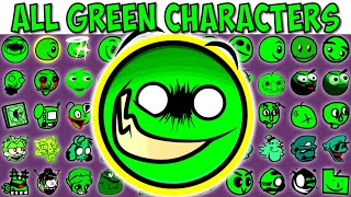 ALL Green Test | FNF Character Test | Gameplay VS My Playground