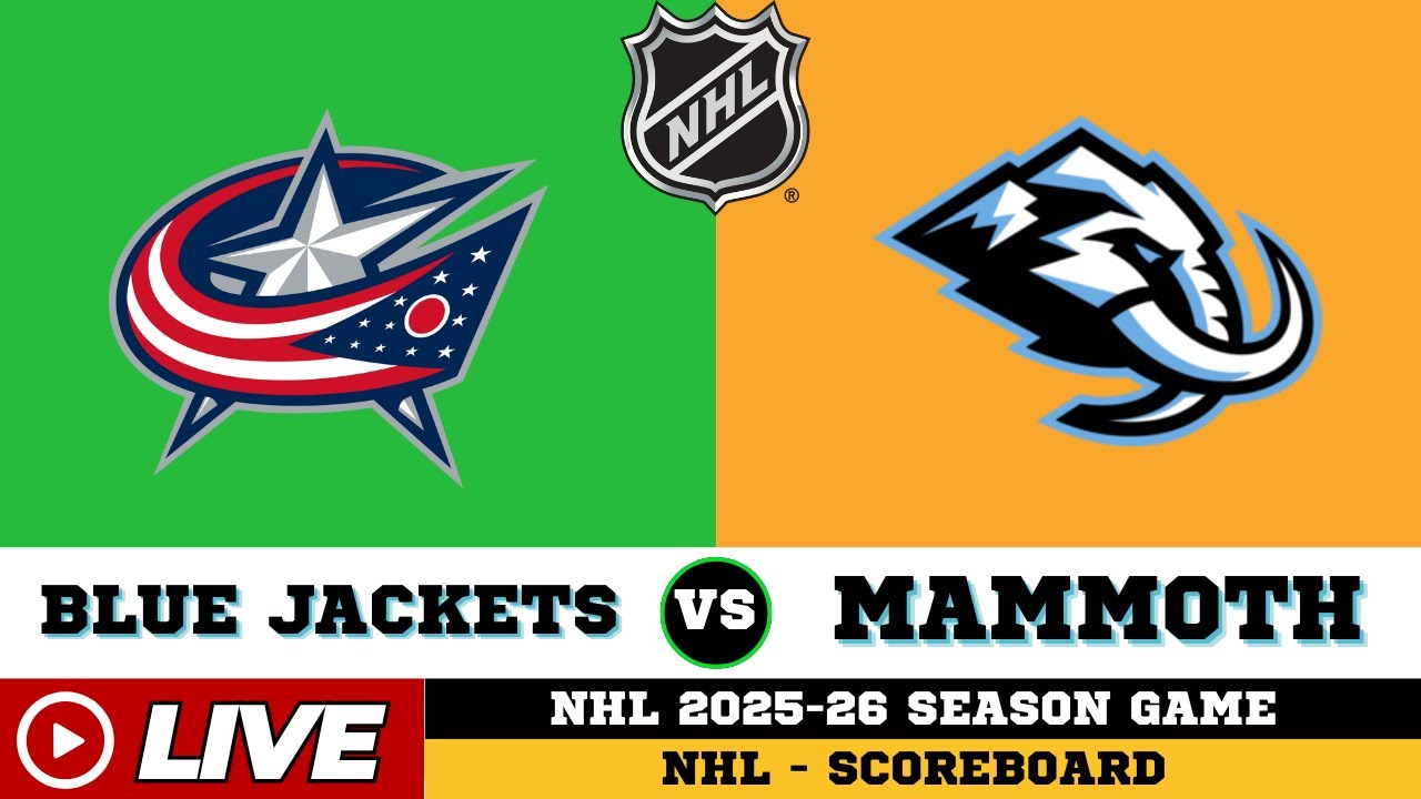 🔴LIVE : Columbus Blue Jackets Vs Utah Mammoth | NHL 2026 | NHL Live SCOREBOARD | Jan 12 2026