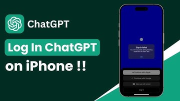 How to Login ChatGPT in iPhone !