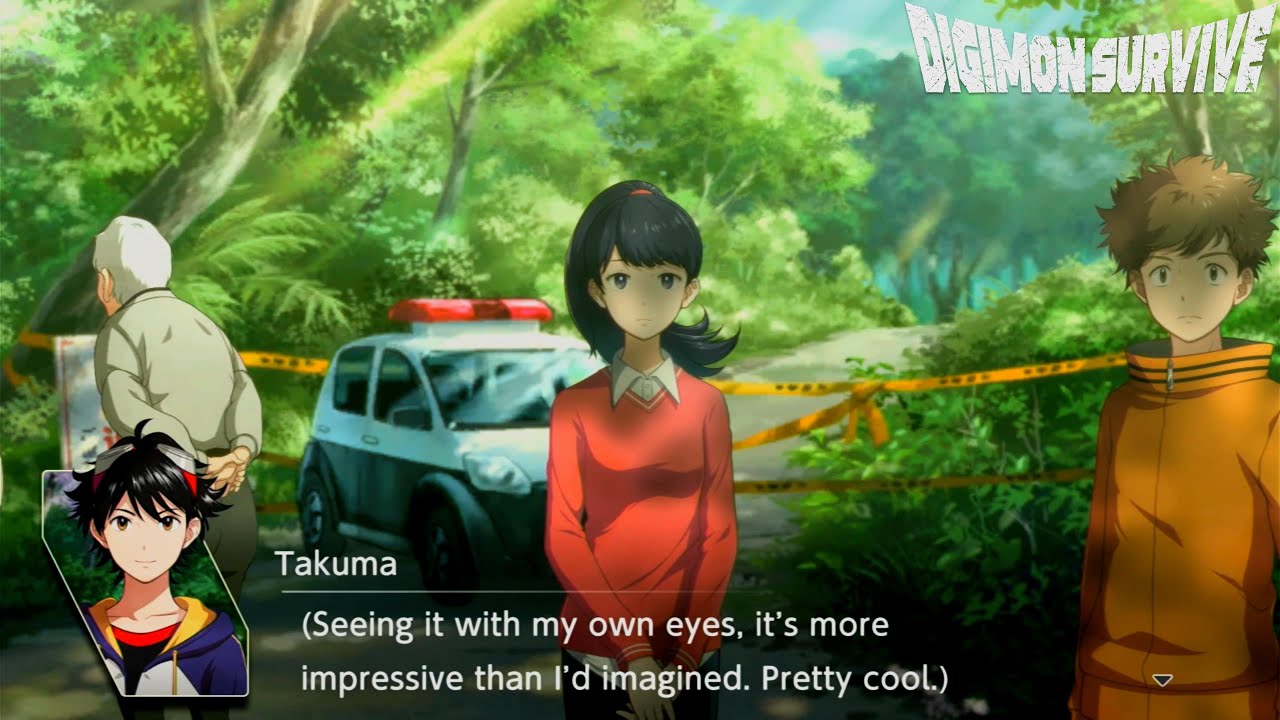 Digimon Survive - Blocking road & Enter through tunnel & Prologue Blooming Road - Nintendo Switch