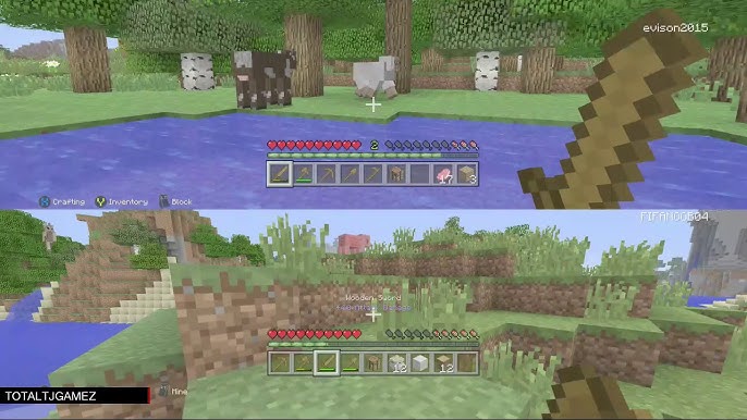 Minecraft xbox 360: 2 player split screen (how 2 Tutorial) Must be in HD! 