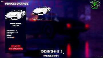 FiveM QB-Core Garage Script with New UI & PolyZone Support