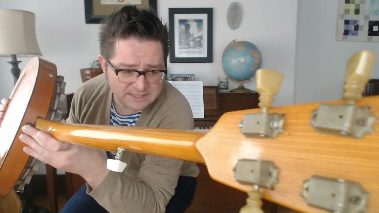Framus 6 string Banjo 1962 - YouTube