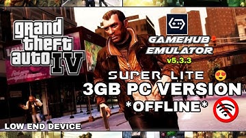 🔥 GTA 4 SUPER LITE 3GB FOR ANDROID | GAMEHUB NEW UPDATE  5.3.3 SETTINGS + REAL PERFORMANCE 😎🔥