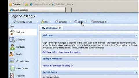 Importing Leads into SalesLogix  - (SalesLogix Video Tutorial)